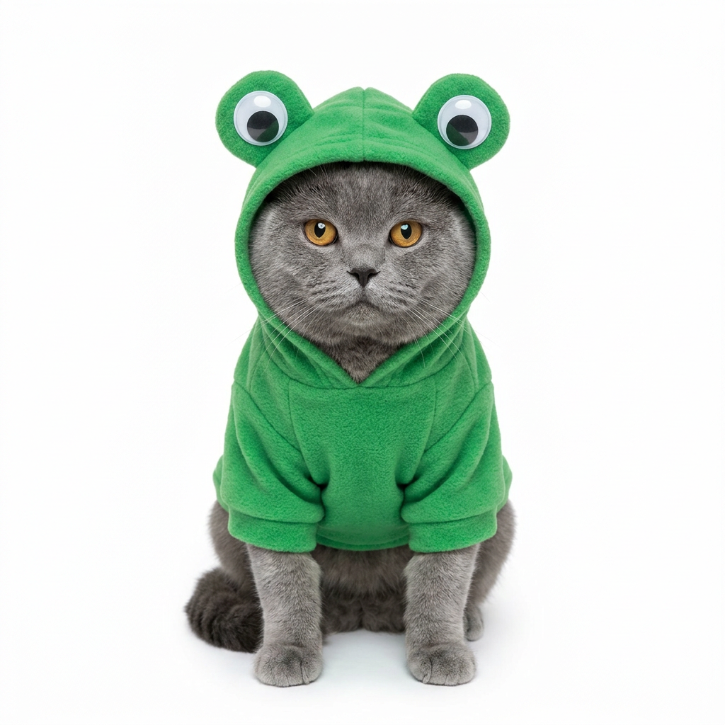 Meowfit Fruit Hoodie — Pet Costume Sweatshirt for Cats & Dogs